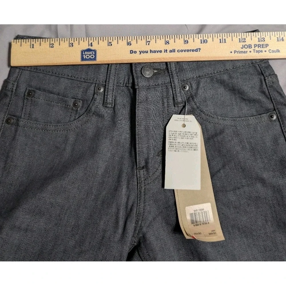 Levi's‎ 511 Slim Stretch Jeans Mens 26x30 Gray Denim Pants NWT